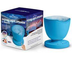 Ocean Wave Night Light Projector and Bluetooth Speaker. Romance and Relax Effect. Multicolor Led bulbs Or Single... N8