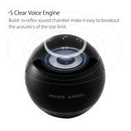 Music Angel JH-FD19 Levitating Portable Wireless Bluetooth Speakers with Microphone for iphone and ipad (Black) N3