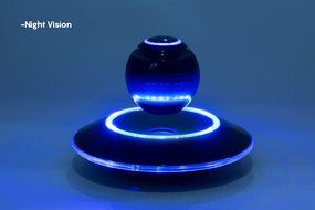 Music Angel JH-FD19 Levitating Portable Wireless Bluetooth Speakers with Microphone for iphone and ipad (Black) N4