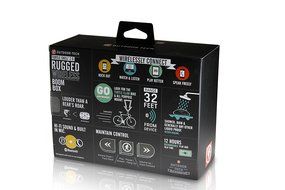 Outdoor Tech OT1800 Turtle Shell 2.0 - Rugged Water-Resistant Wireless Bluetooth Hi-Fi Speaker (Black) N8