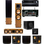 Klipsch RF-7 II 7.1 Home Theater Systemr-SW-310 (cherry) Onkyo TX-NR838 7.2