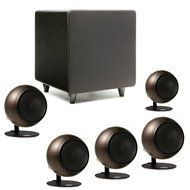 Orb Audio Mini 5.1 Home Theater Speaker System in Hammered Earth