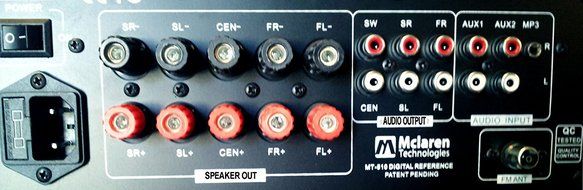 McLaren Technologies MT-510 5.1 Surround Sound Home Theater System N2