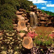 Bluetooth Outdoor Rock Speaker (canyon sandstone) - stereo pair by Sound Appeal N8