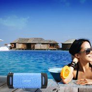 Archeer Portable Bluetooth Speakers Outdoor Waterproof Dustproof Wireless Speaker with Bass and Microphone for... N5