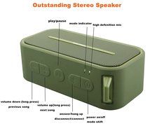 iCode Sports Portable Bluetooth Speaker with 360&deg; Surrounding Sounds, 12 Hour Play Rechargeable Battery ,Water... N9