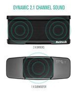 Nekteck NK-S1 Bluetooth Speakers 2.1 Channel Wireless Portable Speaker with Mic, Stereo 20W Premium Audio from... N4