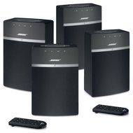 Bose SoundTouch 10 Wireless Music System Bundle 4-Pack - Black