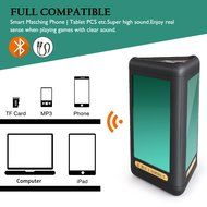 Portable Wireless Bluetooth Speakers with LED Lights Show, Lamhi 4.0 Mirror Speaker,10W Powerful Sound with AUX... N4