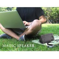 Portable Wireless Bluetooth Speakers with LED Lights Show, Lamhi 4.0 Mirror Speaker,10W Powerful Sound with AUX... N6