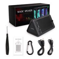 Portable Wireless Bluetooth Speakers with LED Lights Show, Lamhi 4.0 Mirror Speaker,10W Powerful Sound with AUX... N7