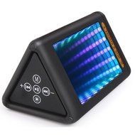 Portable Wireless Bluetooth Speakers with LED Lights Show, Lamhi 4.0 Mirror Speaker,10W Powerful Sound with AUX... N9
