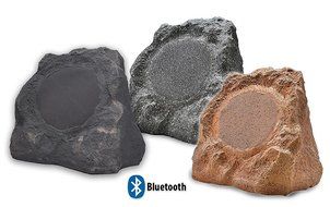 Outdoor Speaker Depot Audio BTR800 8-Inch 60-Watt All-Weather Bluetooth Wireless Rock Speakers, Pair (Brown, Slate... N8
