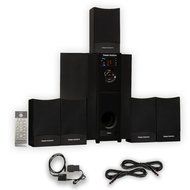 Theater Solutions TS511 Home Theater 5.1 Speaker System with Optical Input and 2 Extension Cables