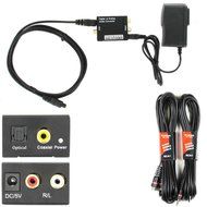 Theater Solutions TS511 Home Theater 5.1 Speaker System with Optical Input and 2 Extension Cables N3