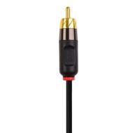 RCA Cable, iXCC 6ft Dual Shielded Gold-Plated 3.5mm Male to 2RCA Male Stereo Audio Y Cable N8