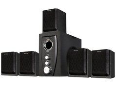 Acoustic Audio AA5101 450 Watt 5.1 Powered Sub and Home Theater Speaker System