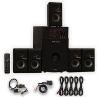 Theater Solutions TS514 Home Theater 5.1 Speaker System Bluetooth Optical Input 5 Extension Cables TS514BD-5