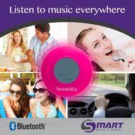 SpeakStick Rechargeable Bluetooth Shower Speaker with Mini USB Connection &ndash; Pink N3