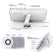 [UPGRADED] SHABA Ultra Slim Pocket Portable Bluetooth Speaker with LED Light, Phone Stand, TF Card, FM Radio,... N10