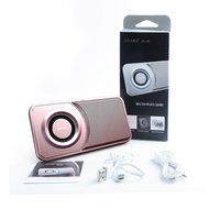 [UPGRADED] SHABA Ultra Slim Pocket Portable Bluetooth Speaker with LED Light, Phone Stand, TF Card, FM Radio,... N29