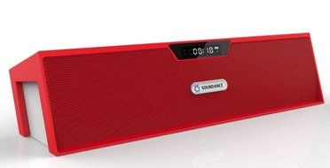 Soundance Portable Stereo Bluetooth Speakers with Enhanced Bass Resonator, FM Radio, Built-in Mic, LED Display... N7