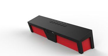 Soundance Portable Stereo Bluetooth Speakers with Enhanced Bass Resonator, FM Radio, Built-in Mic, LED Display... N14
