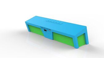Soundance Portable Stereo Bluetooth Speakers with Enhanced Bass Resonator, FM Radio, Built-in Mic, LED Display... N31