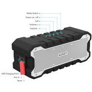 AUKEY SoundTank Bluetooth Speaker with 30-Hour Playtime, Enhanced Bass, Water Resistant Wireless Speaker for iPhone... N2