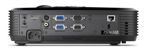 ViewSonic PJD6243 300-Inches 1080p XGA 1024x768 DLP Projector, 3200 ANSI Lumens, 3000:1 contrast ratio, HDMI,... N4