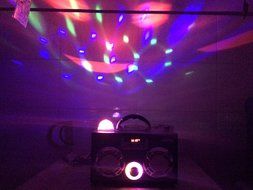 Sykik SP2091BT Bluetooth Boom Box with SD/MMC/USB, FM Radio, Built-in Rechargeable Battery &amp; Remote Control N4
