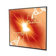 Cineperm Matt White Fixed Frame Projection Screen Viewing Area: 165" diagonal