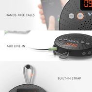 Vtin Shower Speaker with FM Radio, Portable Waterproof Bluetooth Speakers 10 Hours Play Time, 5W Driver with LCD... N8