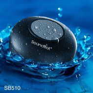 SoundBot SB510 HD Water Proof Bluetooth 3.0 Speaker, Mini Water Resistant Wireless Shower Speaker, Handsfree Portable... N4