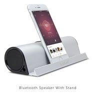 Lugulake Aluminum Portable Bluetooth 4.0 Speaker with Stand Dock, HIFI, 2x 3Watts, Enhanced Bass, 10 Hours Playtime... N9