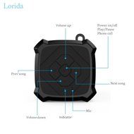 Lorida Portable Waterproof Wireless Bluetooth Speaker Stereo 2*3W Scratch-resistant Super Bass 4000mAh Battery... N4