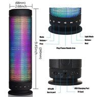 Greatever Fantasy Bluetooth Wireless Speakers with LED Night Light Portable Colorful Powerful Sound Build in Microphone...