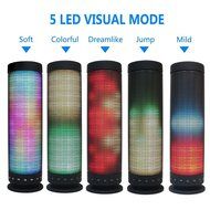Greatever Fantasy Bluetooth Wireless Speakers with LED Night Light Portable Colorful Powerful Sound Build in Microphone... N2
