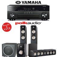 Polk Audio Signature S55 5.1 Home Theater System with Yamaha AVENTAGE RX-A860BL 7.2-Ch Network AV Receiver