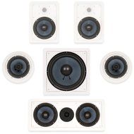 Blue Octave BHT625 In Wall and In Ceiling 5.1 Home Theater Surround Sound 6.5" Speaker Set