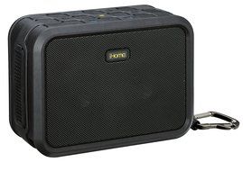iHome IBN6BEX Rugged Portable Waterproof Bluetooth Stereo Speaker - Black