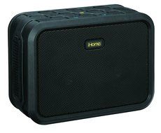 iHome IBN6BEX Rugged Portable Waterproof Bluetooth Stereo Speaker - Black N3