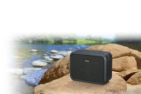 iHome IBN6BEX Rugged Portable Waterproof Bluetooth Stereo Speaker - Black N6