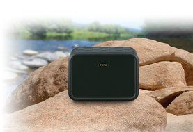 iHome IBN6BEX Rugged Portable Waterproof Bluetooth Stereo Speaker - Black N7