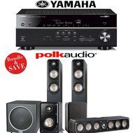Polk Audio Signature S55 5.1 Home Theater System with Yamaha RX-V681BL 7.2-Ch Network AV Receiver