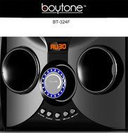 Boytone BT-324F, 2.1 Bluetooth powerful home theater speaker systems, with FM Radio, SD USB ports, digital play... N2
