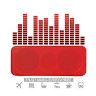 Wireless Speakers,ACLUXS Magicbox Ultra-Portable Bluetooth Speakers for iPhone, iPad Mini, iPad 4/3/2, iTouch,... N14