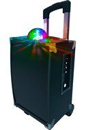 ART+SOUND Disco Ball Tailgate Bluetooth Speaker with Lights Rechargeable Portable Sound System