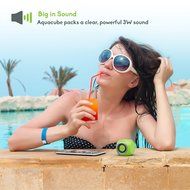 Mengo AquaCube, Waterproof Speaker [3W Ultra Clear Sound] Waterproof Portable Bluetooth (4.1) Speaker &ndash; Green... N3