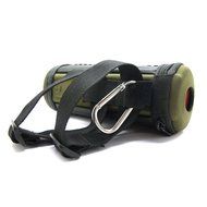co2CREA(TM) Black PU Leather Case Travel Carry Bag Protective Skin Motor Bike Bicycle Mount Carabiner Clip For...